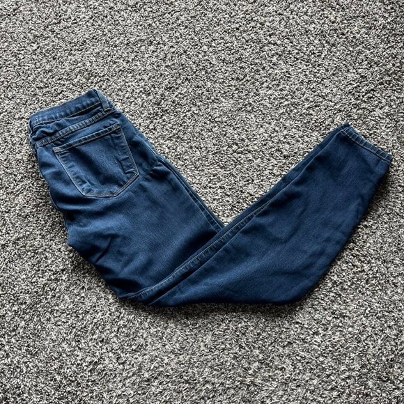 Flying Monkey Navy Skinny Jeans, Womens 28 Mid-rise Denim Jeans - Picture 2 of 8